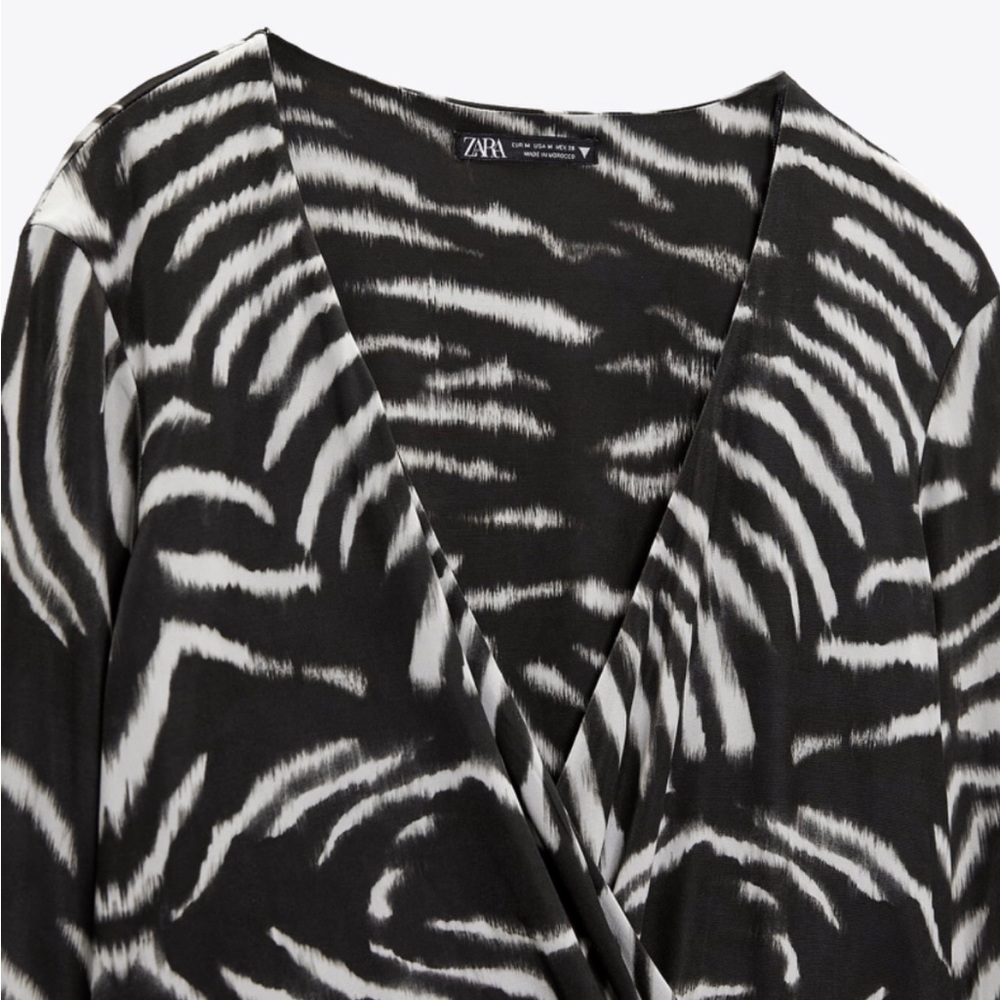 Zara - Zebra Printed Dress - Picture 6 of 8